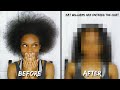 I STRAIGHTENED MY 4C NATURAL HAIR FOR THE FIRST TIME EVER! | Coco Chinelo