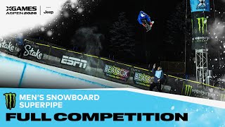 Monster Energy Men’s Snowboard SuperPipe: FULL COMPETITION | X Games Aspen 2026 screenshot 1