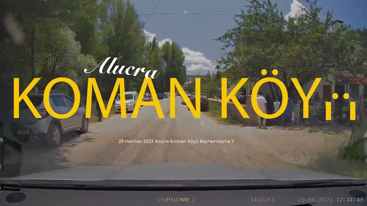 Koman Köyü 2023 Bayramlaşma sonrası ve Köy içi gezi