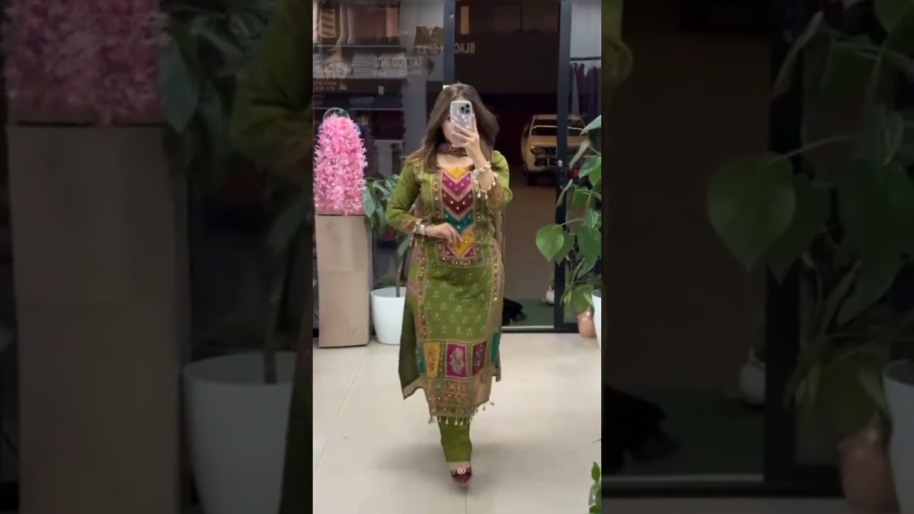 trending multi colour suit design 