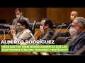 Rodríguez, al ministro Garzón: 'Comparecer para hacer propaganda es una falta de respeto'