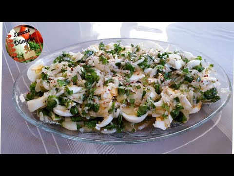 Video: Yumurta Krepli Yumurta Dil Salatası Nasıl Yapılır?