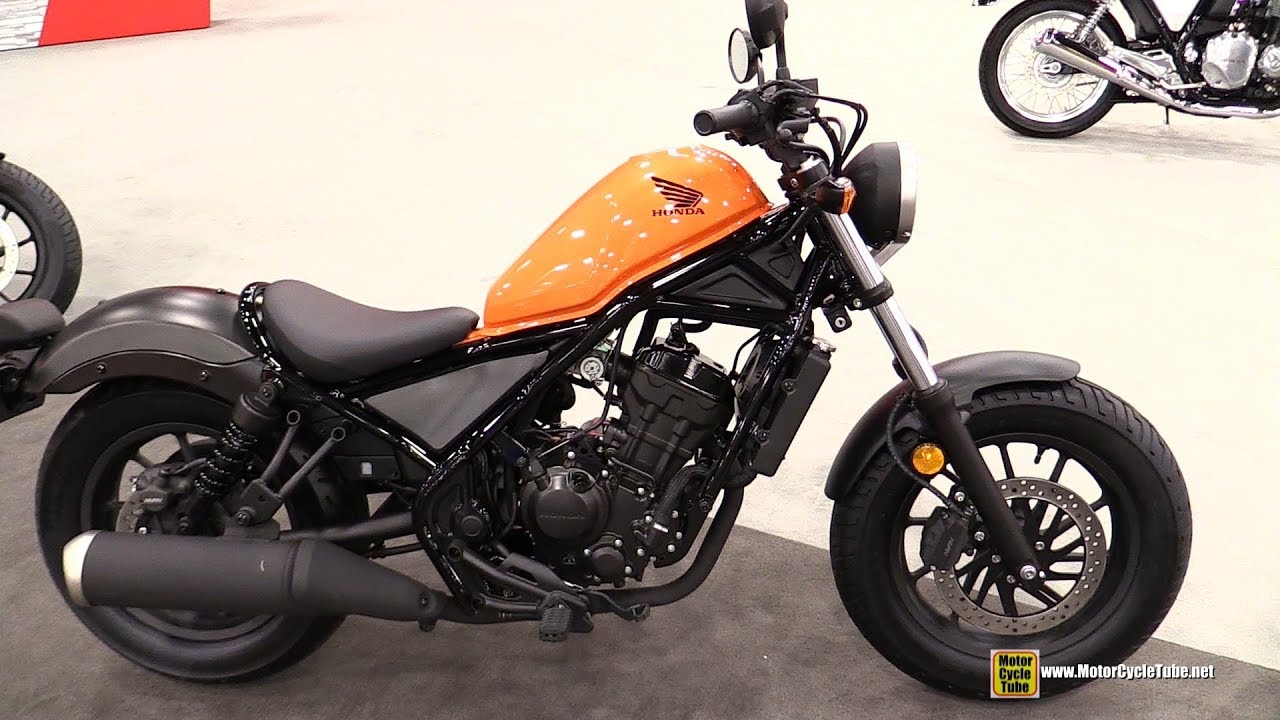 2019 Honda Rebel 300 - Walkaround - 2018 AIMExpo Las Vegas - YouTube