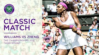Serena Williams vs Jie Zheng | Wimbledon 2012 third round | Full Match
