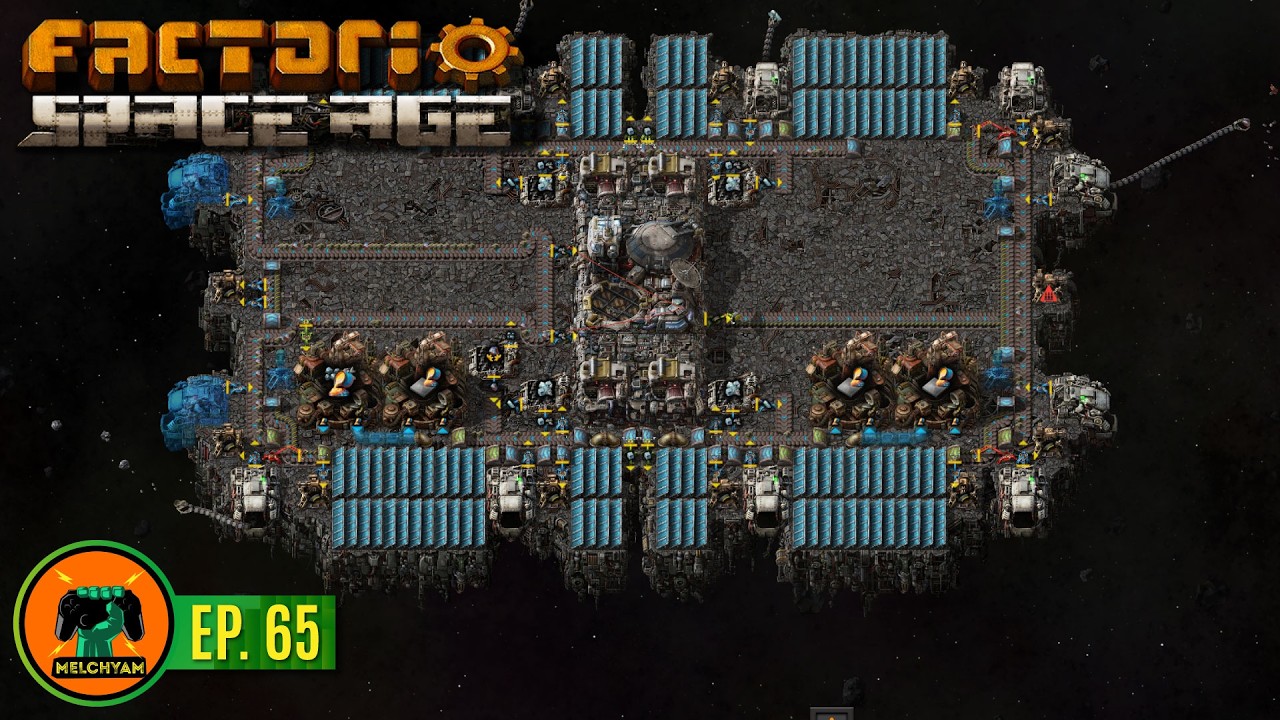 FÁBRICA DE CALCITA ESPACIAL - EP. 65 // Factorio SPACE AGE "BLOQUES Y ...