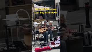 Street performer shreds his Acoustic