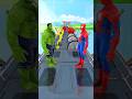 GTA V New Kiss Run Spider-man vs Hulk Funny Epic Challenge! #spiderman #funny #animation #shorts