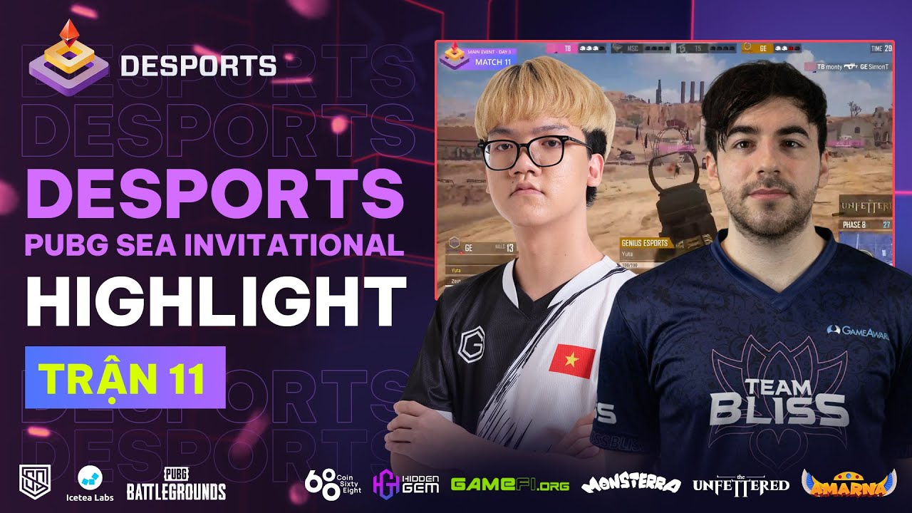 HIGHLIGHT TRẬN 11 | DESPORTS PUBG SEA INVITATIONAL