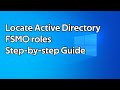 How to find Active Directory FSMO roles