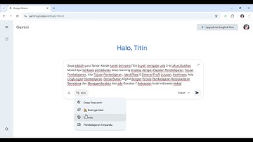 Cara Membuat Modul Ajar Menggunakan Gemini AI