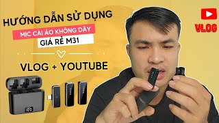 Hướng dẫn sử dụng Micro Không Dây Cài Áo M31 Thu Âm Làm Youtube Giá Rẻ screenshot 4