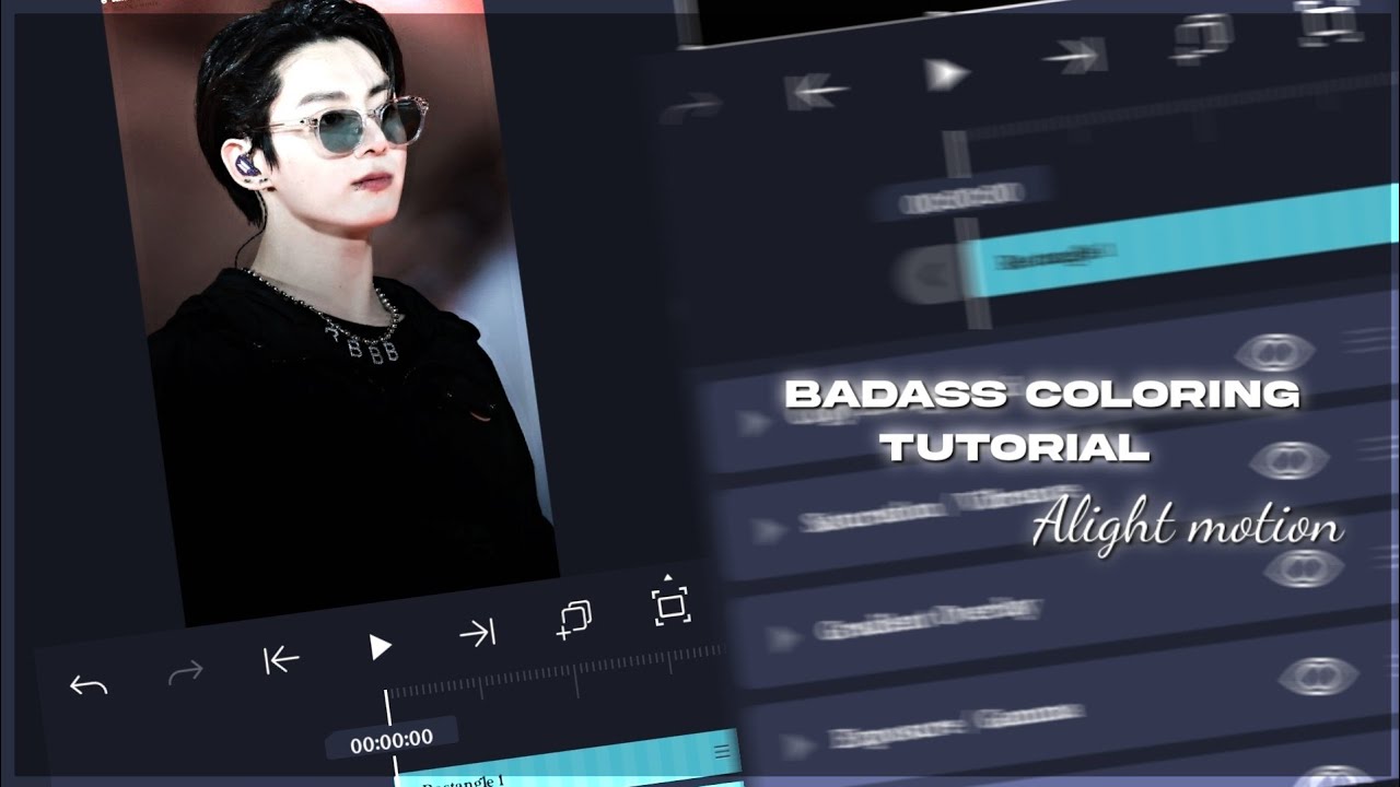 Badass Coloring tutorial Alight motion - YouTube