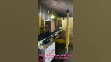 #conveyor #machine Successful Case Study of Autonomous Container Handlers Unloading Heavy Cargo