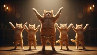 Ginger Cat Dance School Belly Dance Training With Funny Kittens
