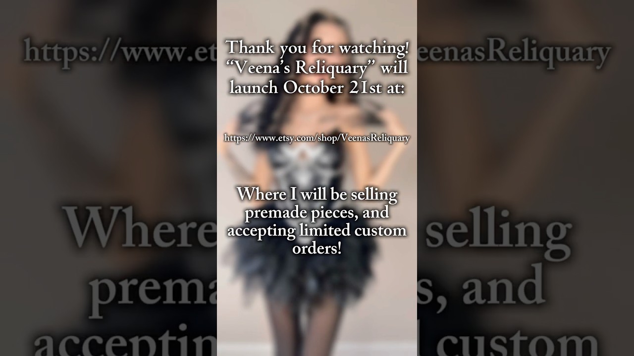 October 21st at https://www.etsy.com/shop/VeenasReliquary ✨