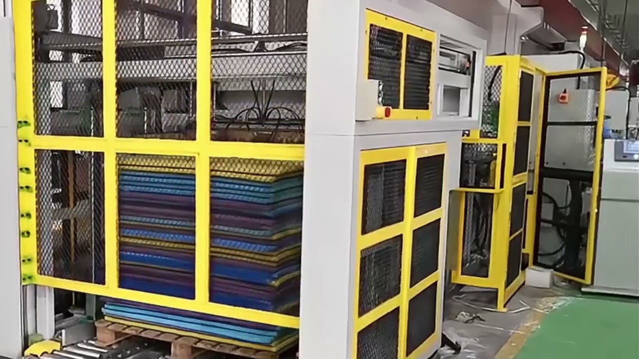 Robo Press with pallet feeding -- Die cutter -- Whole pallet -- for dish washer sponge
