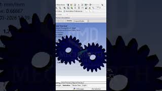 Gear Failure in ANSYS 😱 | Real Stress Test Simulation 🔥 #Shorts