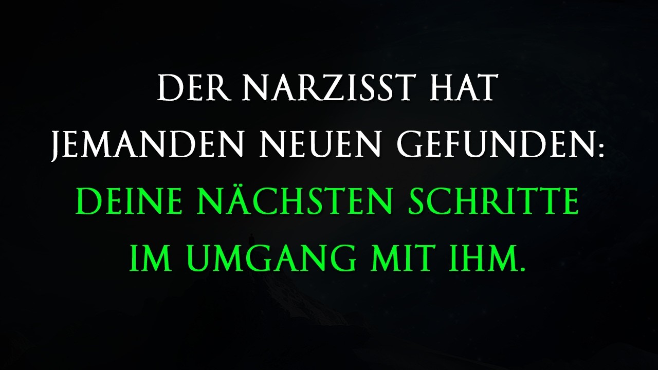 Der Narzisst hat jemanden neuen gefunden: Deine nächsten Schritte im Umgang mit ihm  | Narzissmus