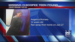 Chicopee police locate runaway teen