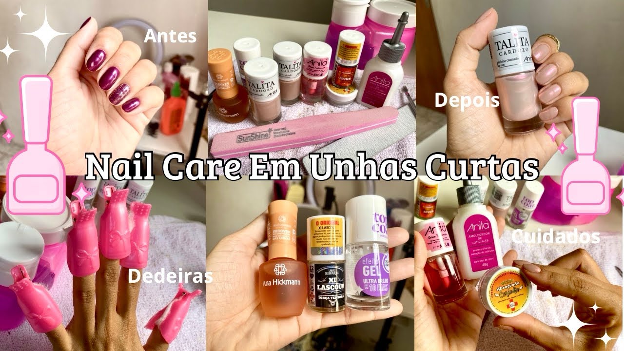 💅🏼 NAIL CARE + ESMALTAÇÃO NUDE EM UNHAS CURTAS 🩷✨