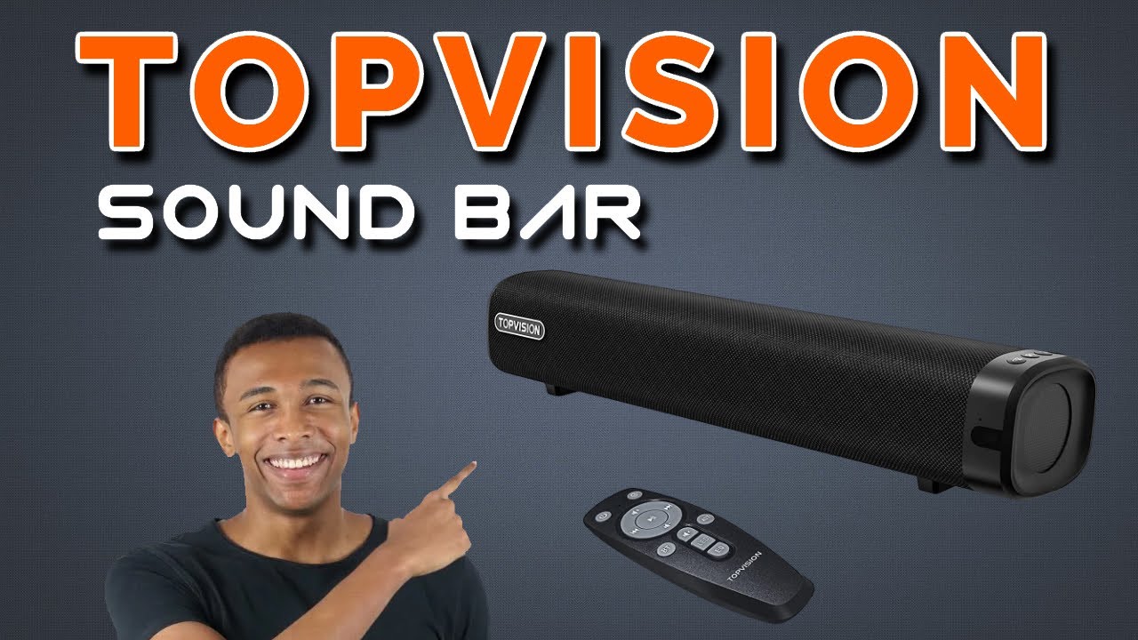 TopVision 50W Mini Bluetooth Home Theater Sound Bar Review - YouTube