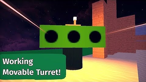 Movable Turret Tutorial In Build and Survive | Infectious smile