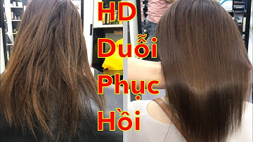 Hướng dẫn duỗi phục hồi tóc khô sơ - phục hồi karetin