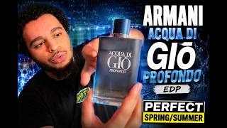 Armani Acqua di Giò Profondo EDP Is PERFECT for Spring/Summer