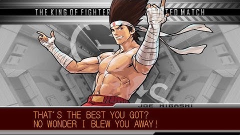 The king of fighters 2002UM JOE COMBO