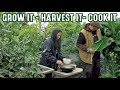 City Couple Enjoys An Off The Grid Cookout In Their Backyard Food Forest Garden