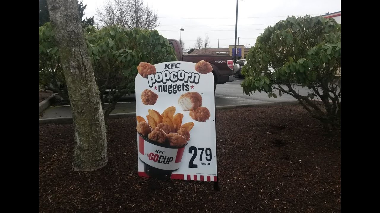 KFC Popcorn Nuggets Review YouTube