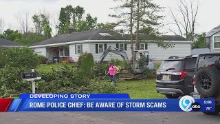 Rome Police Cheif: be aware of storm scams