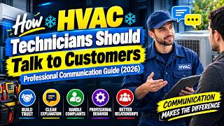 How HVAC Technicians Should Talk to Customers | Professional Communication Guide (2026)