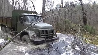 Покатушка по бездорожью на 131 зиле