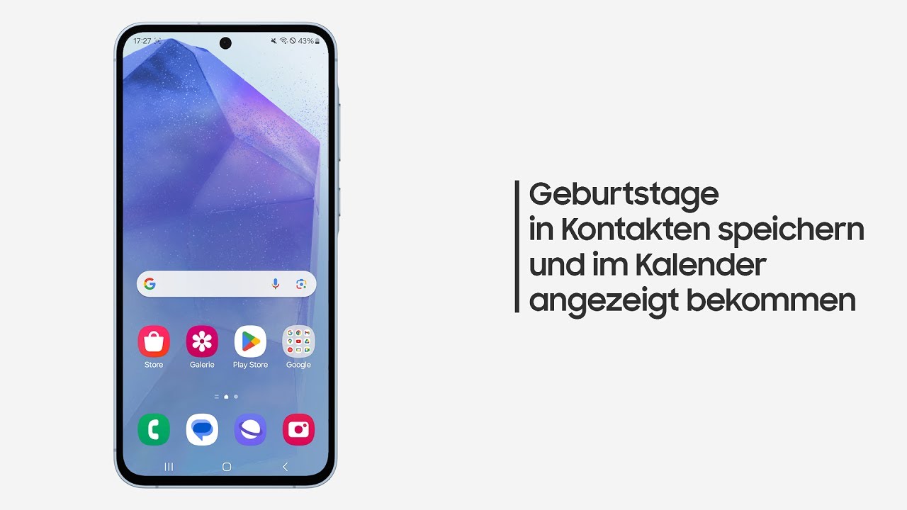 Huawei P30 Pro Geburtstage Im Kalender Anzeigen Galaxy Smartphones: Geburtstage in Kontakten speichern und im Kalender
