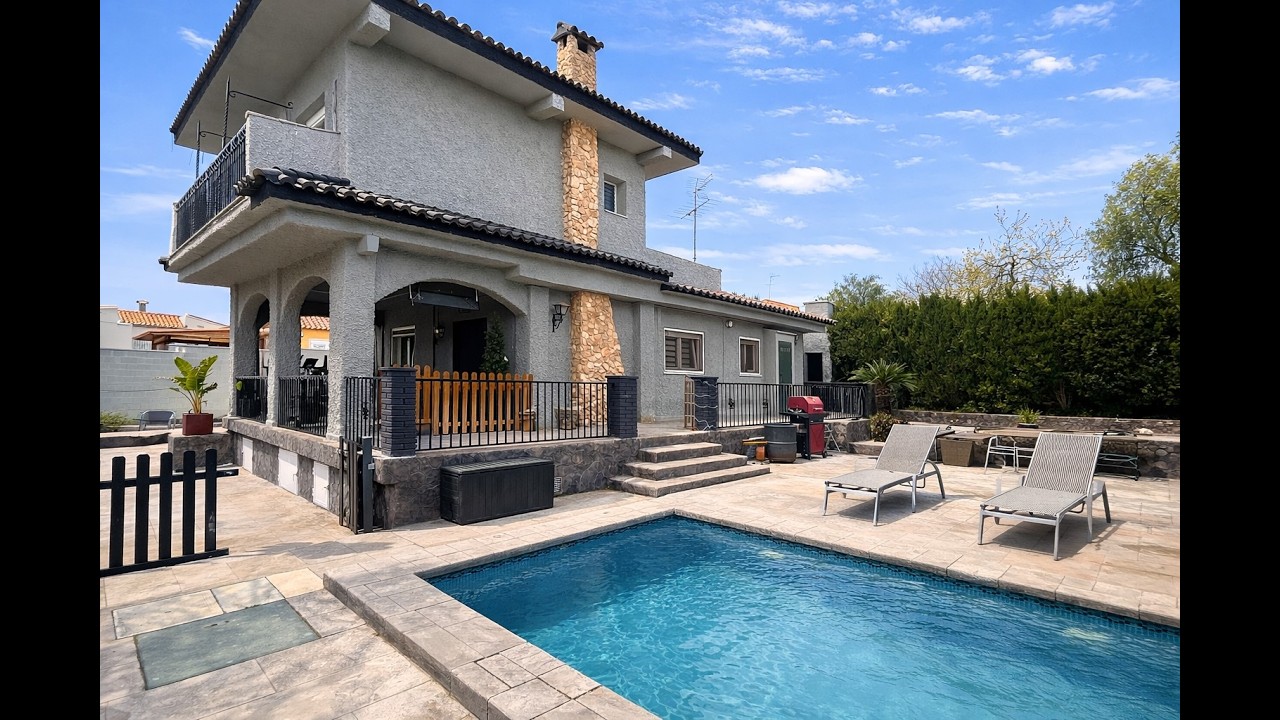 415.000€ / villa with pool 3-bedrooms 2-bathrooms in La Pobla de Vallbona/ REF.VLC4197