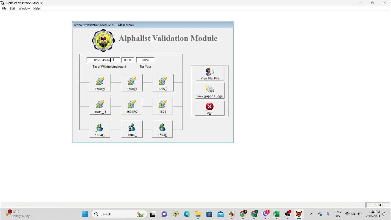 Alphalist v7 2 updated version annualization alphalist year end