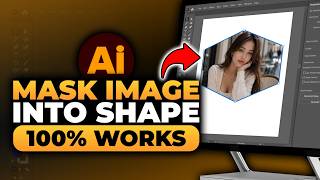 How To Mask an Image into a Shape in Illustrator (𝟮𝟬𝟮𝟲) | 100% WORKS | NO Yapping & EASY