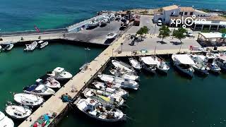 Colonia de Saint Jordi, Mallorca, Baleares, Spain 2018.06 aerial video