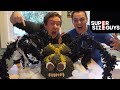 We made a Giant Spider Cake for Halloween! | Super Size Guys