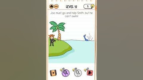 Brain Test 2 Smith and Joe part 1 Level 12 walkthrough