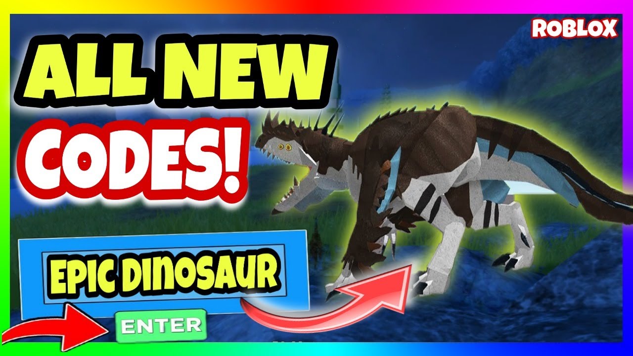 July All New Codes In Dinosaur Simulator New Epic Dinosaur Roblox Youtube - dino world roblox code roblox codes for items 2019