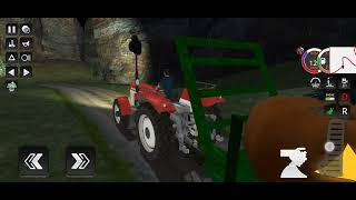 real tractor trolley cargo farming simulator - off-road tractor farming game - Android game play #21 screenshot 5