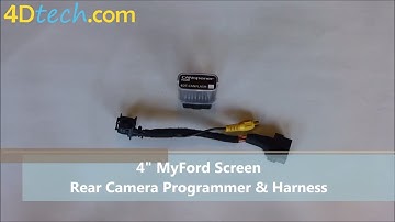 4" MyFord Backup Rear Camera Programmer and Harness
