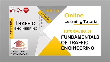 #LECTURE-01 | FUNDAMENTALS OF TRAFFIC ENGINEERING | ROAD USER &VEHICULAR CHARACTERISTICS