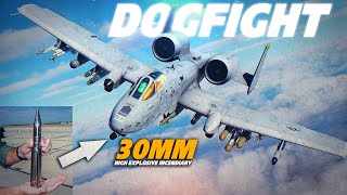 30mm Cannon MELTS Everything | A10 Warthog Dogfights | Digital Combat Simulator | DCS |