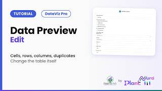 Full Data Preview · Edit | DataViz Pro Tutorial Update
