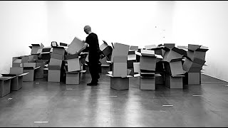 Zimoun Installing At Museum Haus Konstruktiv Zürich, 2021