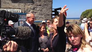 FILMING Doc Martin Series 8/ Martin Clunes in Port Isaac