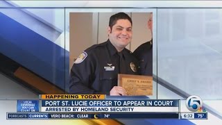 Port St. Lucie police officer arrested by Homeland Security